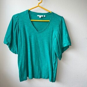 Chicos Flutter Sleeve Tee